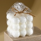 Свеча декоративная «Облако», белая, 6×6 см - Фото 2