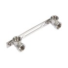 Угольник установочный для смесителя AQUALINK, на планке, 1/2", внутренняя резьба - фото 24678170