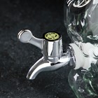 Кувшин стеклянный с краном «Череп», 8,3 л, цвет прозрачный - фото 24549272