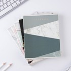 Тетрадь в клетку, 48 л., А5, на скрепке, блок №1 «Мрамор» МИКС - Фото 2