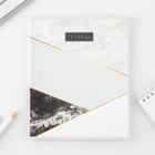 Тетрадь в клетку, 48 л., А5, на скрепке, блок №1 «Мрамор» МИКС - Фото 5