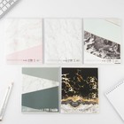 Тетрадь в клетку, 48 л., А5, на скрепке, блок №1 «Мрамор» МИКС - Фото 10