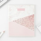 Тетрадь в клетку, 48 л., А5, на скрепке, блок №1 «Мрамор» МИКС - Фото 7