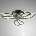 Люстра ГАЛЛОП светодиодная Листопад 60Вт LED 2700-4200К хром 58х58х9,5см 7750421