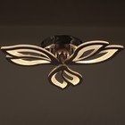 Люстра ГАЛЛОП светодиодная Листопад 60Вт LED 2700-4200К хром 58х58х9,5см 7750421