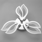 Люстра ГАЛЛОП светодиодная Листопад 60Вт LED 2700-4200К хром 58х58х9,5см 7750421