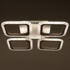 Люстра светодиодная Квадрат 70Вт LED 2700-4200К белый 39х39х8,5см - Фото 3