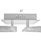 Люстра светодиодная Квадрат 70Вт LED 2700-4200К белый 39х39х8,5см - Фото 7