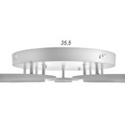 Люстра 114К006992 LED 90Вт белый 70x70x10 см. - фото 44361933