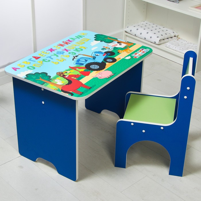 Комплект мебели «Синий трактор», стол и стул - фото 1898630172