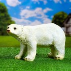 Садовая фигура "Медведь" белый, 25х45см - Фото 1