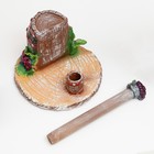 Держатель для бумажного полотенца "Виноградная" 18,5х18,5х14см - фото 23076279