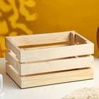 Кашпо - ящик деревянный 30х20х14,5 см сосна - фото 9760273