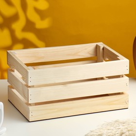 Кашпо - ящик деревянный 30х20х14,5 см сосна