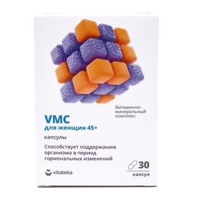 Витаминно-минеральный комплекс для женщин 45 + Витатека VMC, 30 капсул по 0.664 г