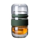 Портативный чайный сервиз в чехле ДЖЕКИЧАЙ, на 2 персоны, ёмкость 180 мл, пиалы 120 мл, стекло - Фото 1