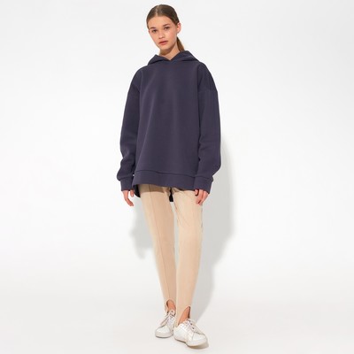 Худи женское MINAKU: Casual Collection, цвет серый, размер 44