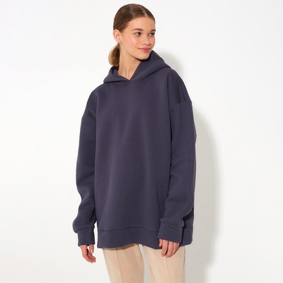 Худи женское MINAKU: Casual Collection, цвет серый, размер 44