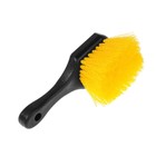 Щетка для мытья колес, мягкий ворс 21 см, желтый - Фото 2