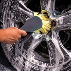 Щетка для мытья колес, мягкий ворс 21 см, желтый - Фото 2