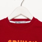 Свитшот для мальчика цвет бордовый, рост 104 - фото 45698952