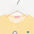 Лонгслив для девочки, цвет желтый, рост 80 - Фото 2