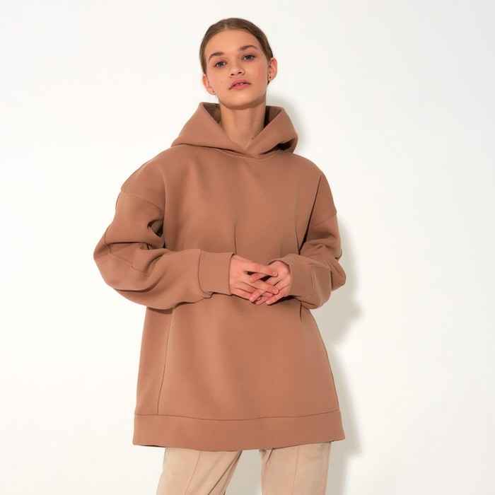 Худи женское MINAKU: Casual Collection, цвет пудра, размер 46 53611