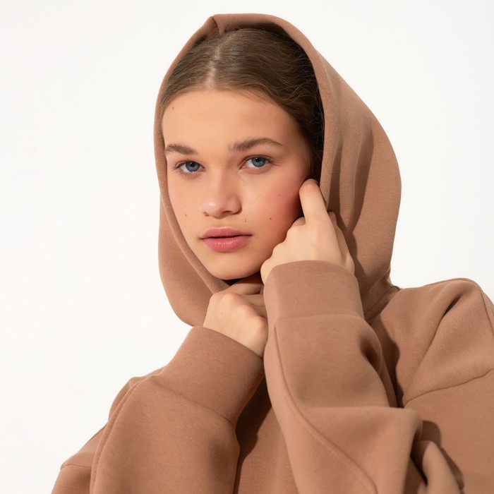 Худи женское MINAKU: Casual Collection, цвет пудра, размер 46 53611