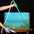 Сифон аквариумный "Пижон" улучшенный, с грушей, сеткой и регулятором потока воды, 2,1 м - фото 2109701