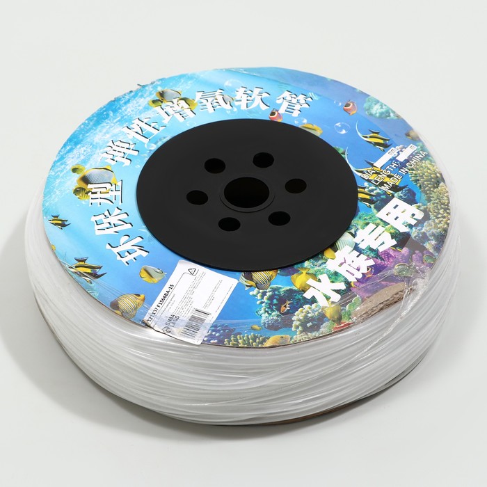 Шланг аквариумный на катушке, силиконовый, длина 100 м, Ø 4/6 мм - Фото 1