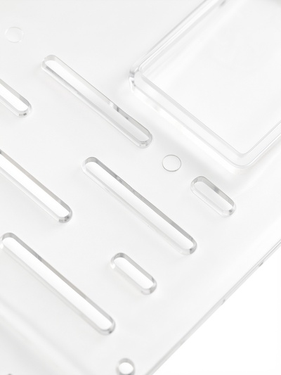 Мостик для черепах большой, 21.5×17.5×4 см, на присосках