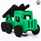 Игрушка для купания «Боевая машина» конструктор, 3D-фигурка - фото 9669634