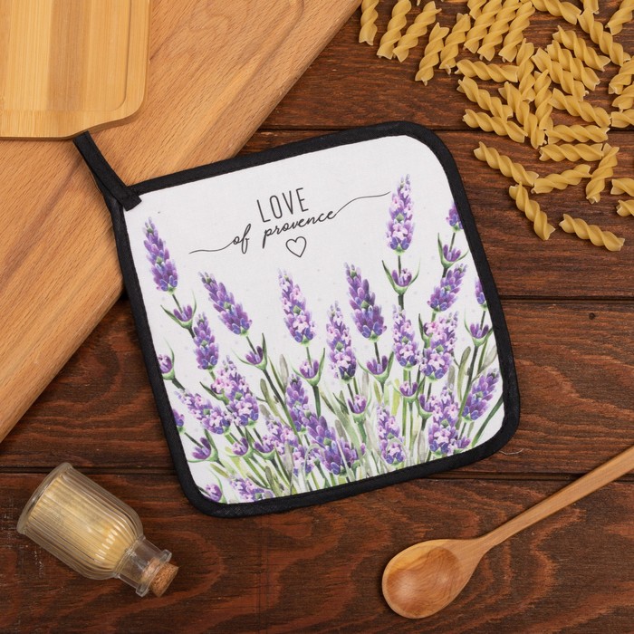 

Прихватка "Lavender" 19х19 саржа,100% хлопок,ватин 250г/м2