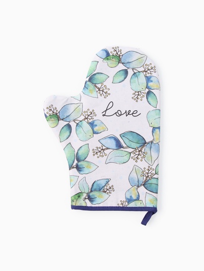 Варежка-прихватка «Flower mood» 20×28 см, саржа, 100% хлопок, ватин 250 г/м²