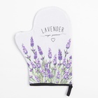 Варежка-прихватка Lavender, 20×28 см, саржа, 100% х/л, ватин 250 г/м² - Фото 3