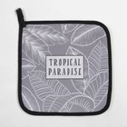 Кухонный набор Ease, варежка-прихватка 20×28 см, прихватка 19×19 см, 100% хлопок - Фото 4