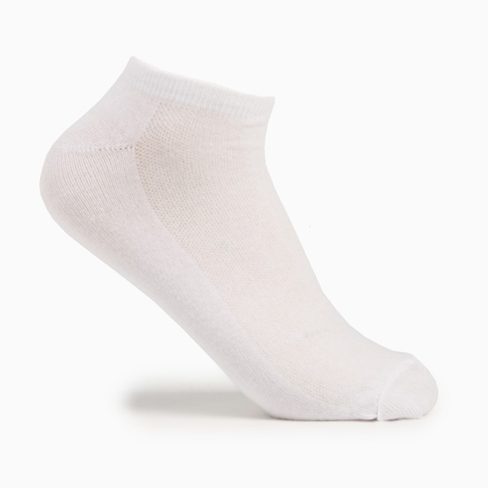 Носки мужские, цвет белый, размер 27 - Фото 1