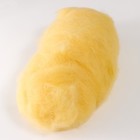 Шерсть для валяния "Кардочес" 100% полутонкая шерсть 100гр (031 шампанское) - фото 21548952