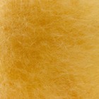 Шерсть для валяния "Кардочес" 100% полутонкая шерсть 100гр (031 шампанское) - Фото 5