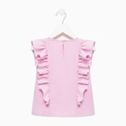 Блузка для девочки MINAKU: Cotton Collection цвет светло-сиреневый, рост 104 - Фото 10