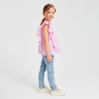 Блузка для девочки MINAKU: Cotton Collection цвет светло-сиреневый, рост 104 - Фото 2