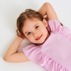 Блузка для девочки MINAKU: Cotton Collection цвет светло-сиреневый, рост 104 - Фото 5