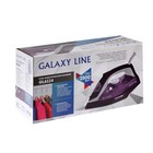 Утюг Galaxy LINE GL 6124, 2500 Вт, керамическая подошва, 370 мл, фиолетовый - фото 9951971