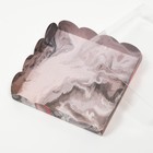 Коробочка для печенья, "Мраморные реки", 15 х 15 х 3 см 7365363