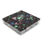 Коробочка для печенья, "Акварельные цветы", 15 х 15 х 3 см (комплект 5 шт) - фото 24286879