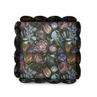 Коробочка для печенья, "Акварельные цветы", 15 х 15 х 3 см (комплект 5 шт) - фото 24286881