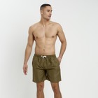 Купальные трусы мужские MINAKU эконом, цвет зелёный, р-р 48 - Фото 1