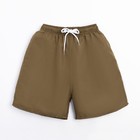 Купальные трусы мужские MINAKU эконом, цвет зелёный, р-р 56 - фото 42375321