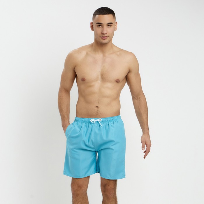 Купальные трусы мужские MINAKU эконом, цвет голубой, р-р 50