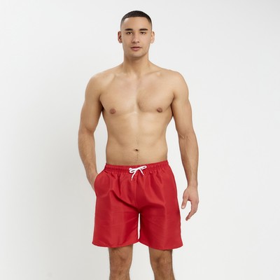 Купальные трусы мужские MINAKU эконом, цвет красный, р-р 52